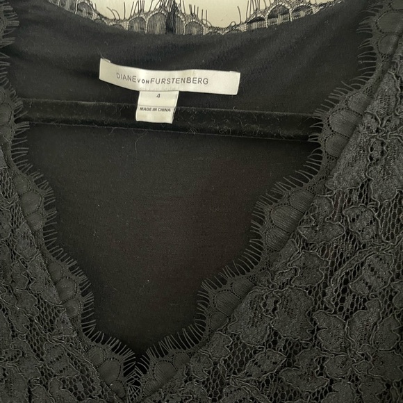 Black Cocktail Dress size 4 - Picture 2 of 3